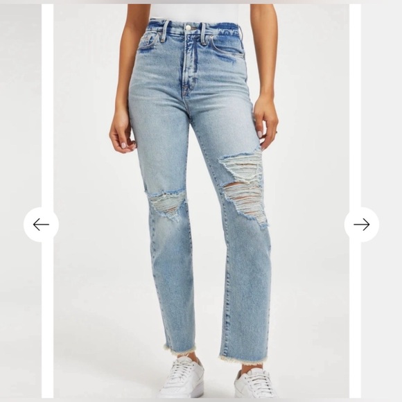 Good American Good Boy Curvy Jean New With Tags - Picture 2 of 10